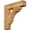 Ekena Millwork Olympic Block Rough Sawn Bracket, Western Red Cedar, 4"W x 20"D x 20"H BKT04X20X20OLY05RWR - alternate 1